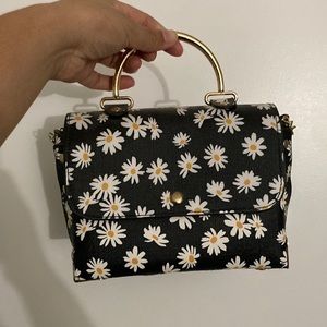 Brand new flower crossbody purse